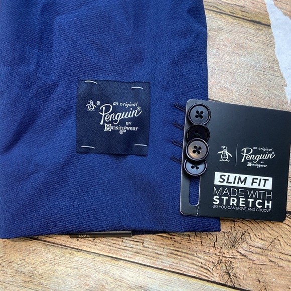 Original Penguin Slim Fit Suit Coat NWT - Picture 2 of 5